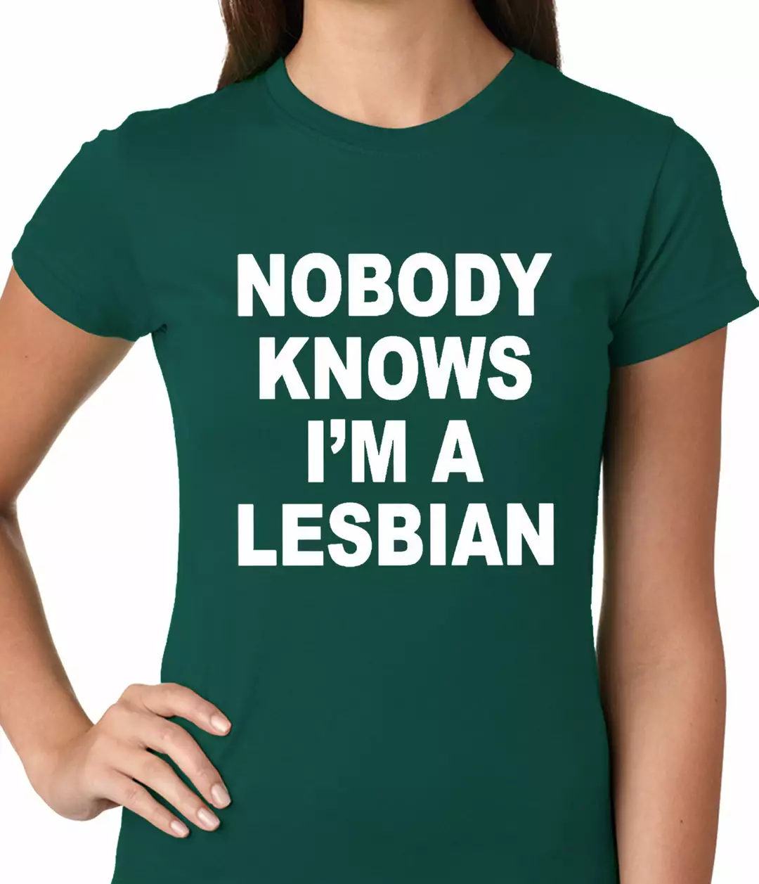 Bewild Nobody Knows I'm A Lesbian Girls T-Shirt 6 Bewild Nobody Knows I'm A Lesbian Girls T-Shirt