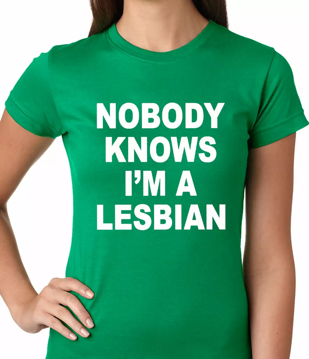 Bewild Nobody Knows I'm A Lesbian Girls T-Shirt 8 Bewild Nobody Knows I'm A Lesbian Girls T-Shirt