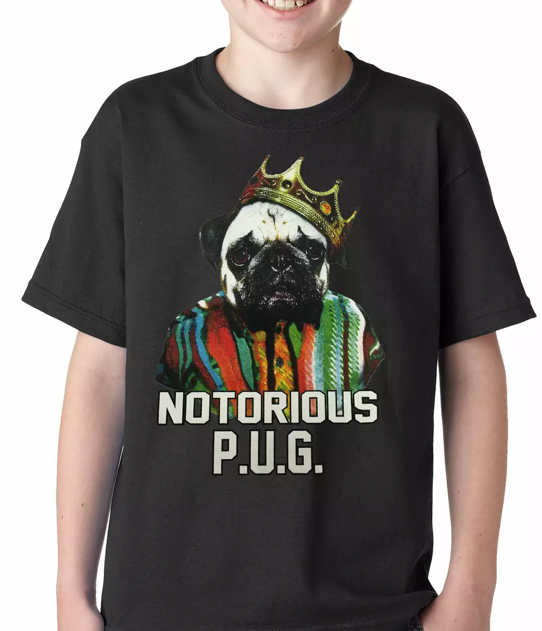 Bewild Notorious Pug Life Kids T-shirt Cool Funny & Offensive 3 Bewild Notorious Pug Life Kids T-shirt Cool Funny & Offensive