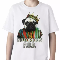 Bewild Notorious Pug Life Kids T-shirt Cool Funny & Offensive 23 Bewild Notorious Pug Life Kids T-shirt Cool Funny & Offensive