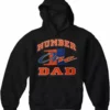 Bewild Number One Dad Adult Hoodie Positive Reinforcement