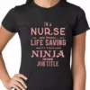 Bewild Nurse - Full Time Ninja Ladies T-shirt Positive Reinforcement 1 Bewild Nurse - Full Time Ninja Ladies T-shirt Positive Reinforcement