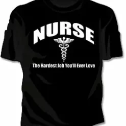 Bewild Positive Reinforcement Nurse The Hardest Job Girls T-Shirt