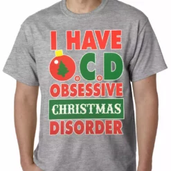 Bewild Holiday Prints OCD - Obsessive Christmas Disorder Mens T-shirt 9 Bewild Holiday Prints OCD - Obsessive Christmas Disorder Mens T-shirt