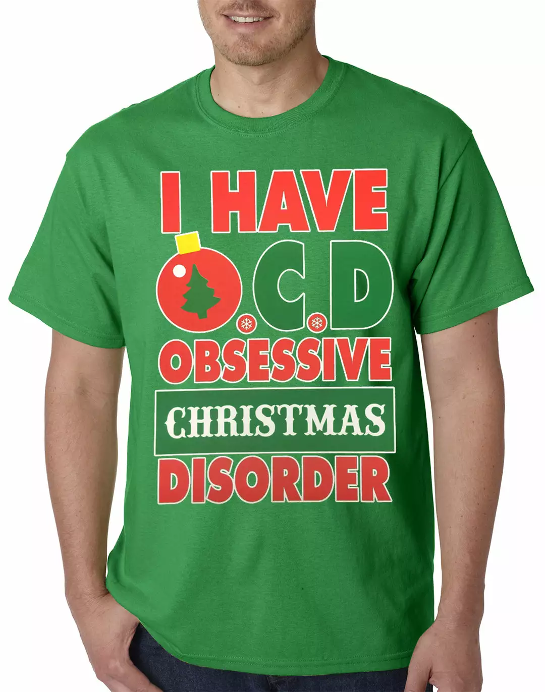 Bewild Holiday Prints OCD - Obsessive Christmas Disorder Mens T-shirt 6 Bewild Holiday Prints OCD - Obsessive Christmas Disorder Mens T-shirt