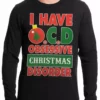 Bewild Holiday Prints OCD - Obsessive Christmas Disorder Thermal Shirt