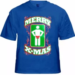 Bewild Holiday Prints Offensive Christmas T-Shirts - Merry X-Mas T-Shirt