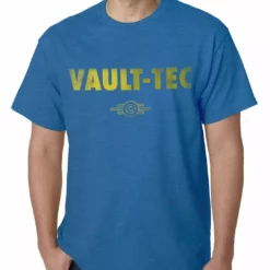 Bewild Official Fallout Vault-Tec Distressed T-shirt Comic Con & Gaming Clothing, Video Game
