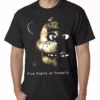 Bewild Official Five Nights At Freddy's Logo Mens T-Shirt (Black)