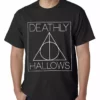 Bewild Official Harry Potter Deathly Hallows Mens T-shirt Comic Con & Gaming Clothing, Video Game