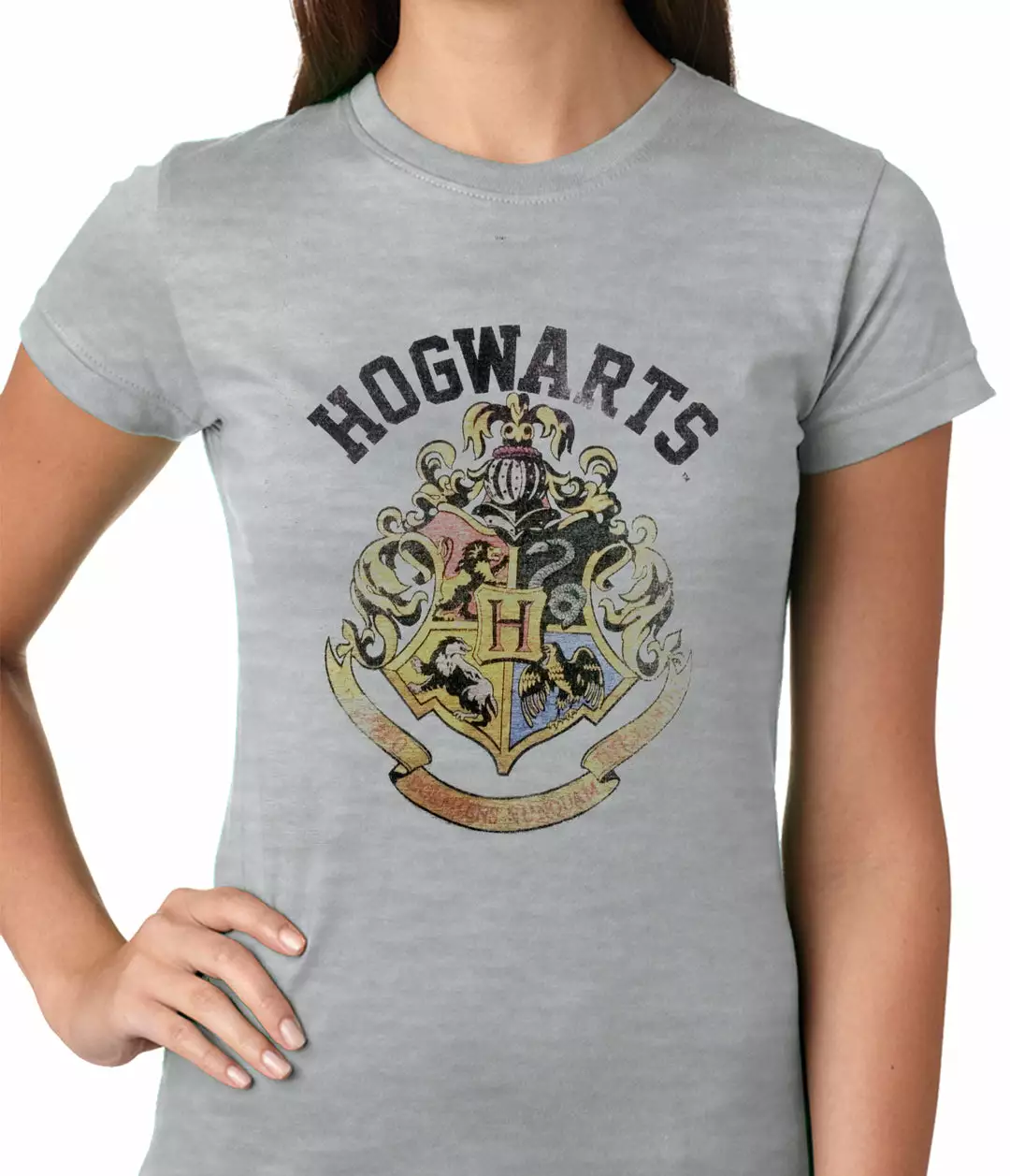Bewild Comic Con & Gaming Clothing Video Game Official Hogwarts School Crest Ladies T-shirt 4 Bewild Comic Con & Gaming Clothing Video Game Official Hogwarts School Crest Ladies T-shirt