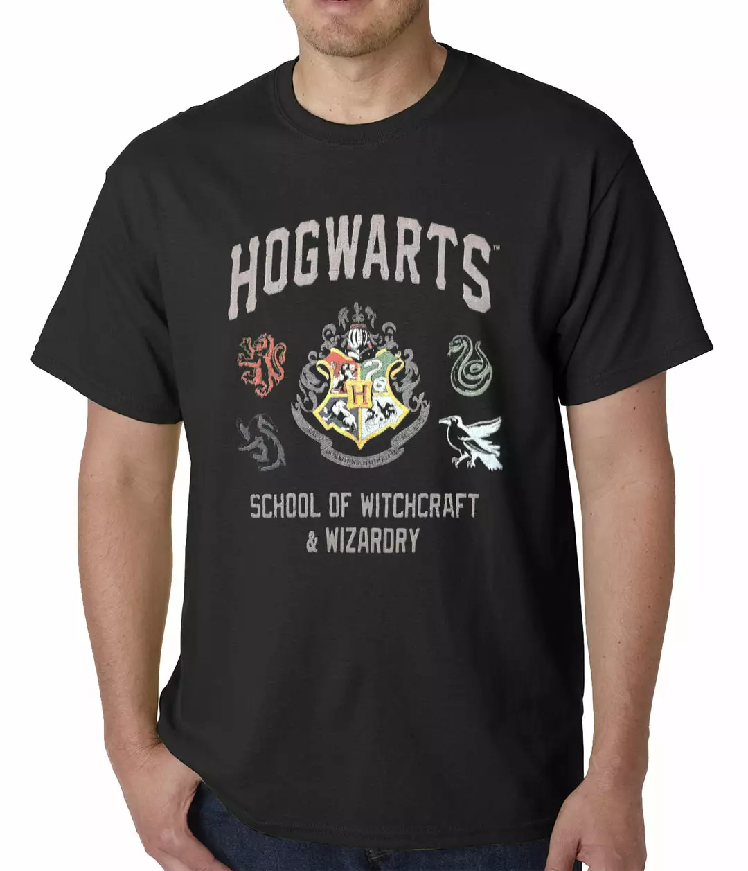 Bewild Official Hogwarts School Of Witchcraft & Wizardry Mens T-shirt 4 Bewild Official Hogwarts School Of Witchcraft & Wizardry Mens T-shirt