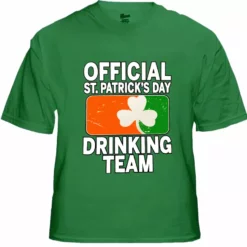 Bewild St.Patricks Day Official St. Patricks Day Drinking Team Men's T-Shirt
