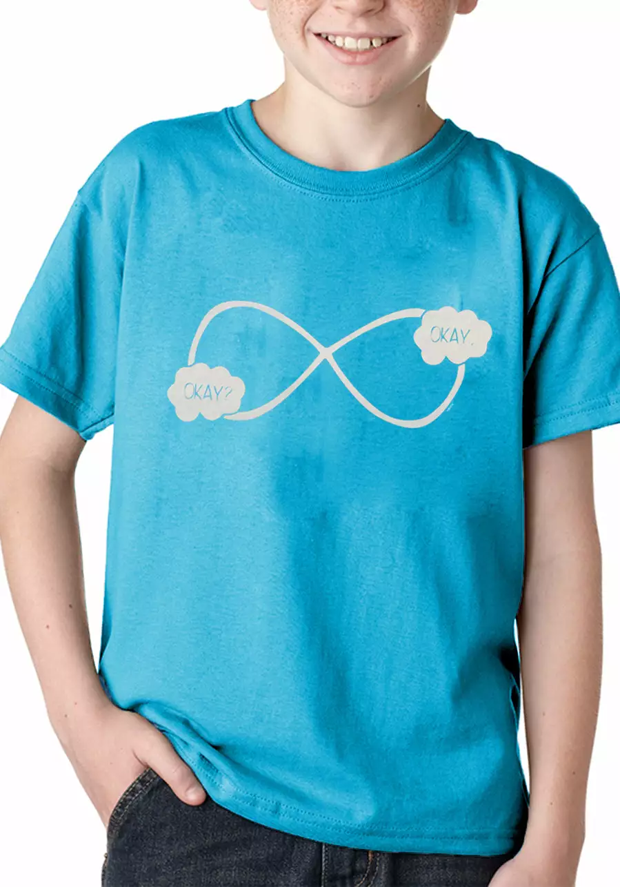 Bewild Famous Quotes And Sayings "Okay? Okay." John Green Quote The Fault In Our Stars Infinity Symbol Kid's T-Shirt 3 Bewild Famous Quotes And Sayings "Okay? Okay." John Green Quote The Fault In Our Stars Infinity Symbol Kid's T-Shirt