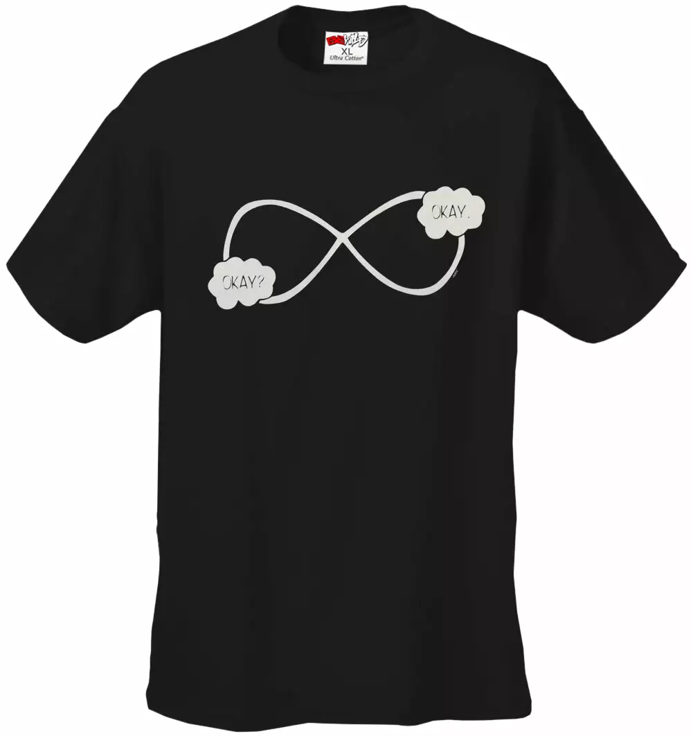 Bewild Famous Quotes And Sayings "Okay? Okay." John Green Quote The Fault In Our Stars Infinity Symbol Kid's T-Shirt 6 Bewild Famous Quotes And Sayings "Okay? Okay." John Green Quote The Fault In Our Stars Infinity Symbol Kid's T-Shirt