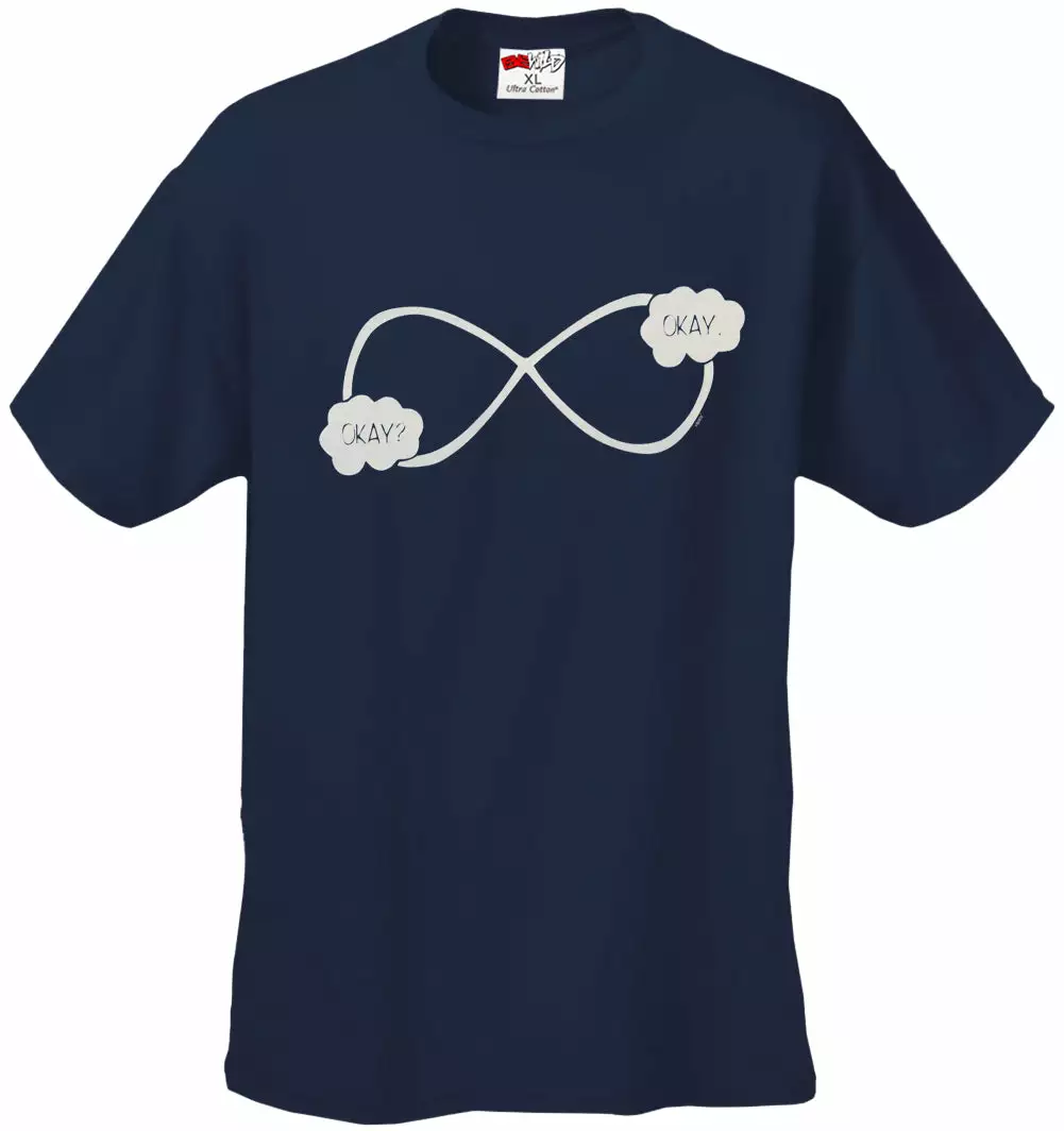Bewild Famous Quotes And Sayings "Okay? Okay." John Green Quote The Fault In Our Stars Infinity Symbol Kid's T-Shirt 8 Bewild Famous Quotes And Sayings "Okay? Okay." John Green Quote The Fault In Our Stars Infinity Symbol Kid's T-Shirt
