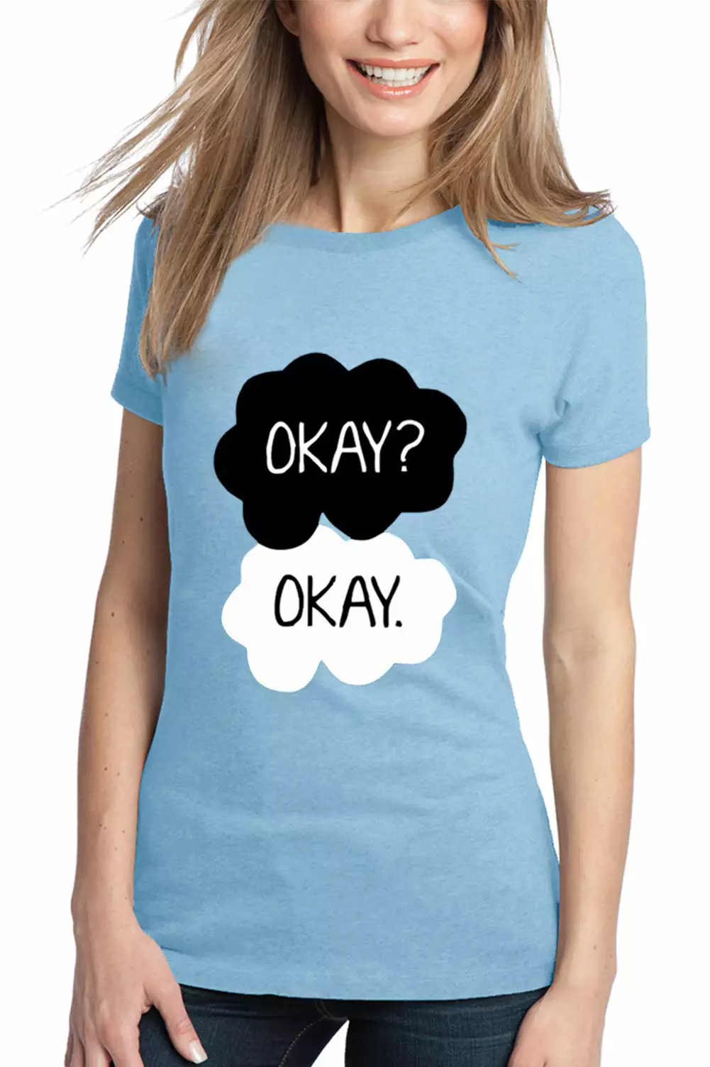 Bewild "Okay? Okay." Quote Girl's T-Shirt 4 Bewild "Okay? Okay." Quote Girl's T-Shirt