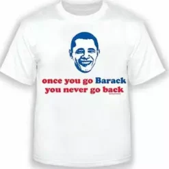 Bewild Once You Go Barack You Never Go Back Mens T-Shirt