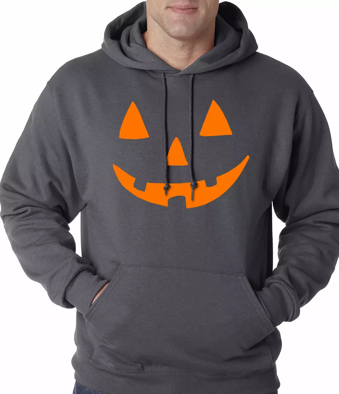 Bewild Halloween Hoodie - Orange Jack O' Lantern Adult Hoodie 5 Bewild Halloween Hoodie - Orange Jack O' Lantern Adult Hoodie
