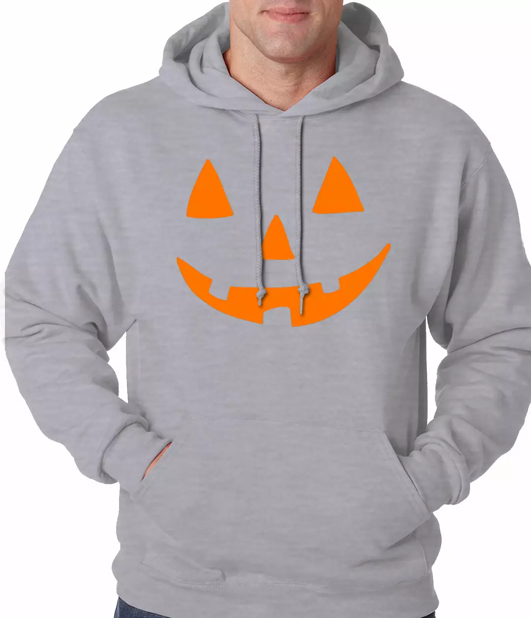 Bewild Halloween Hoodie - Orange Jack O' Lantern Adult Hoodie 6 Bewild Halloween Hoodie - Orange Jack O' Lantern Adult Hoodie