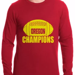 Bewild Sport Inspiration Oregon Football Champions Thermal Shirt