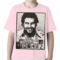 Bewild Cool Funny & Offensive Pablo Escobar Smiling Mug Shot Kids T-shirt 14 Bewild Cool Funny & Offensive Pablo Escobar Smiling Mug Shot Kids T-shirt