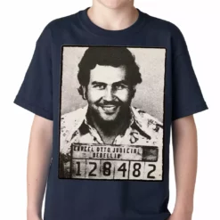 Bewild Cool Funny & Offensive Pablo Escobar Smiling Mug Shot Kids T-shirt 16 Bewild Cool Funny & Offensive Pablo Escobar Smiling Mug Shot Kids T-shirt