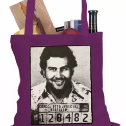 Bewild Pablo Escobar Smiling Mug Shot Tote Bag Cool Funny & Offensive 17 Bewild Pablo Escobar Smiling Mug Shot Tote Bag Cool Funny & Offensive