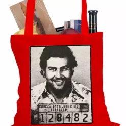 Bewild Pablo Escobar Smiling Mug Shot Tote Bag Cool Funny & Offensive 18 Bewild Pablo Escobar Smiling Mug Shot Tote Bag Cool Funny & Offensive