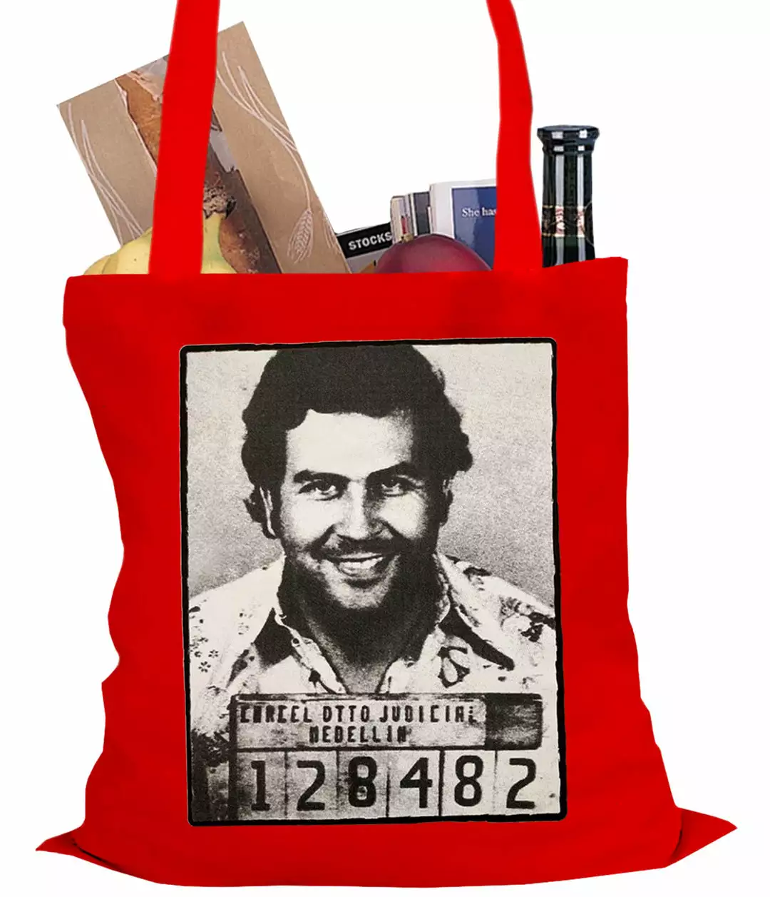 Bewild Pablo Escobar Smiling Mug Shot Tote Bag Cool Funny & Offensive 10 Bewild Pablo Escobar Smiling Mug Shot Tote Bag Cool Funny & Offensive
