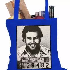 Bewild Pablo Escobar Smiling Mug Shot Tote Bag Cool Funny & Offensive 19 Bewild Pablo Escobar Smiling Mug Shot Tote Bag Cool Funny & Offensive