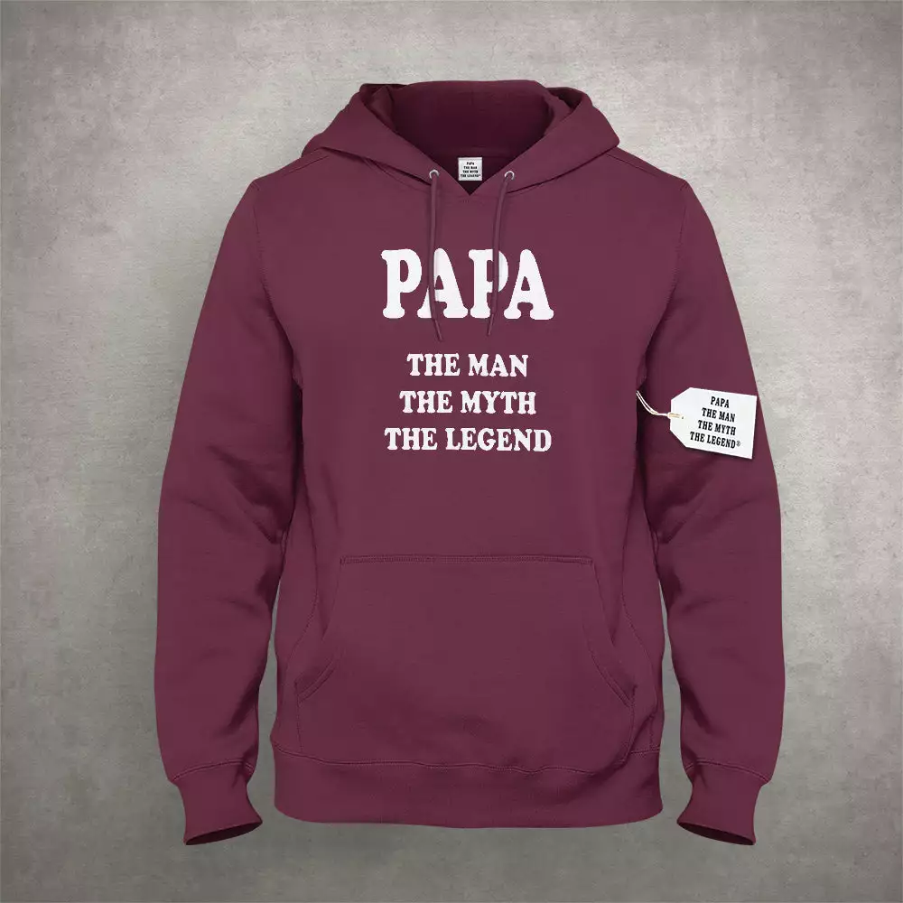 Bewild Papa - The Man, The Myth, The Legend Fathers Day Adult Hoodie Positive Reinforcement 9 Bewild Papa - The Man, The Myth, The Legend Fathers Day Adult Hoodie Positive Reinforcement