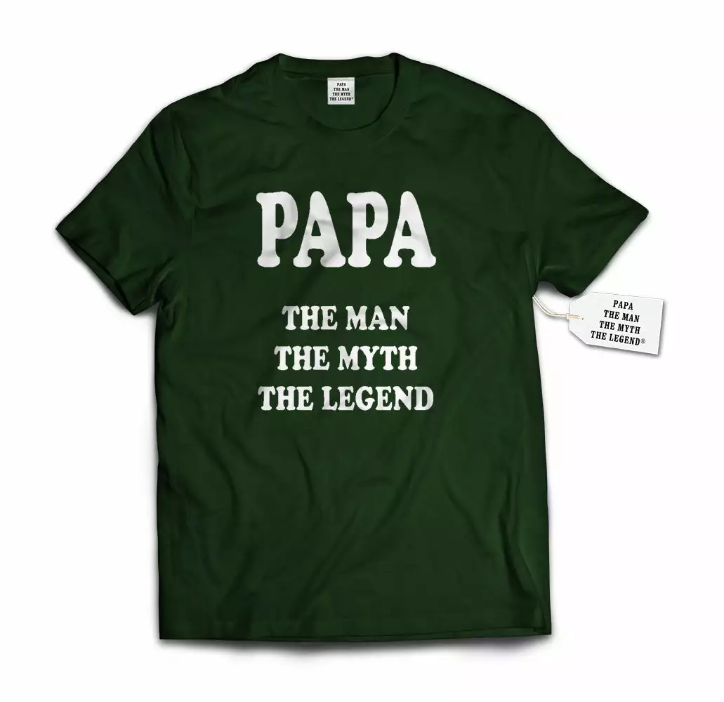 Bewild Papa - The Man, The Myth, The Legend® Fathers Day Mens T-shirt 6 Bewild Papa - The Man, The Myth, The Legend® Fathers Day Mens T-shirt