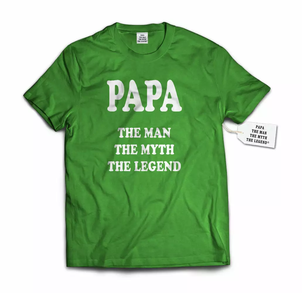 Bewild Papa - The Man, The Myth, The Legend® Fathers Day Mens T-shirt 7 Bewild Papa - The Man, The Myth, The Legend® Fathers Day Mens T-shirt