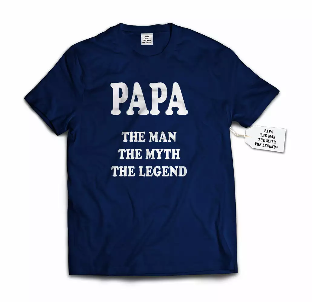 Bewild Papa - The Man, The Myth, The Legend® Fathers Day Mens T-shirt 9 Bewild Papa - The Man, The Myth, The Legend® Fathers Day Mens T-shirt