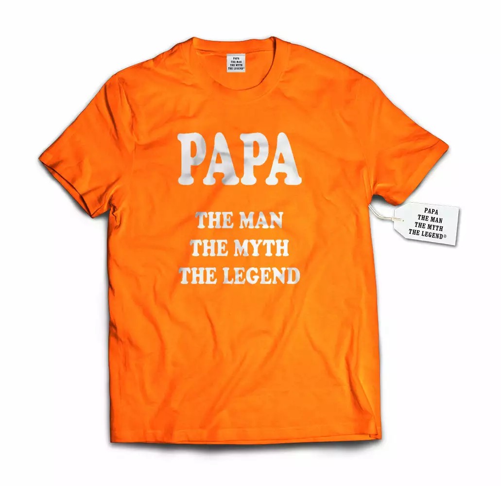 Bewild Papa - The Man, The Myth, The Legend® Fathers Day Mens T-shirt 10 Bewild Papa - The Man, The Myth, The Legend® Fathers Day Mens T-shirt