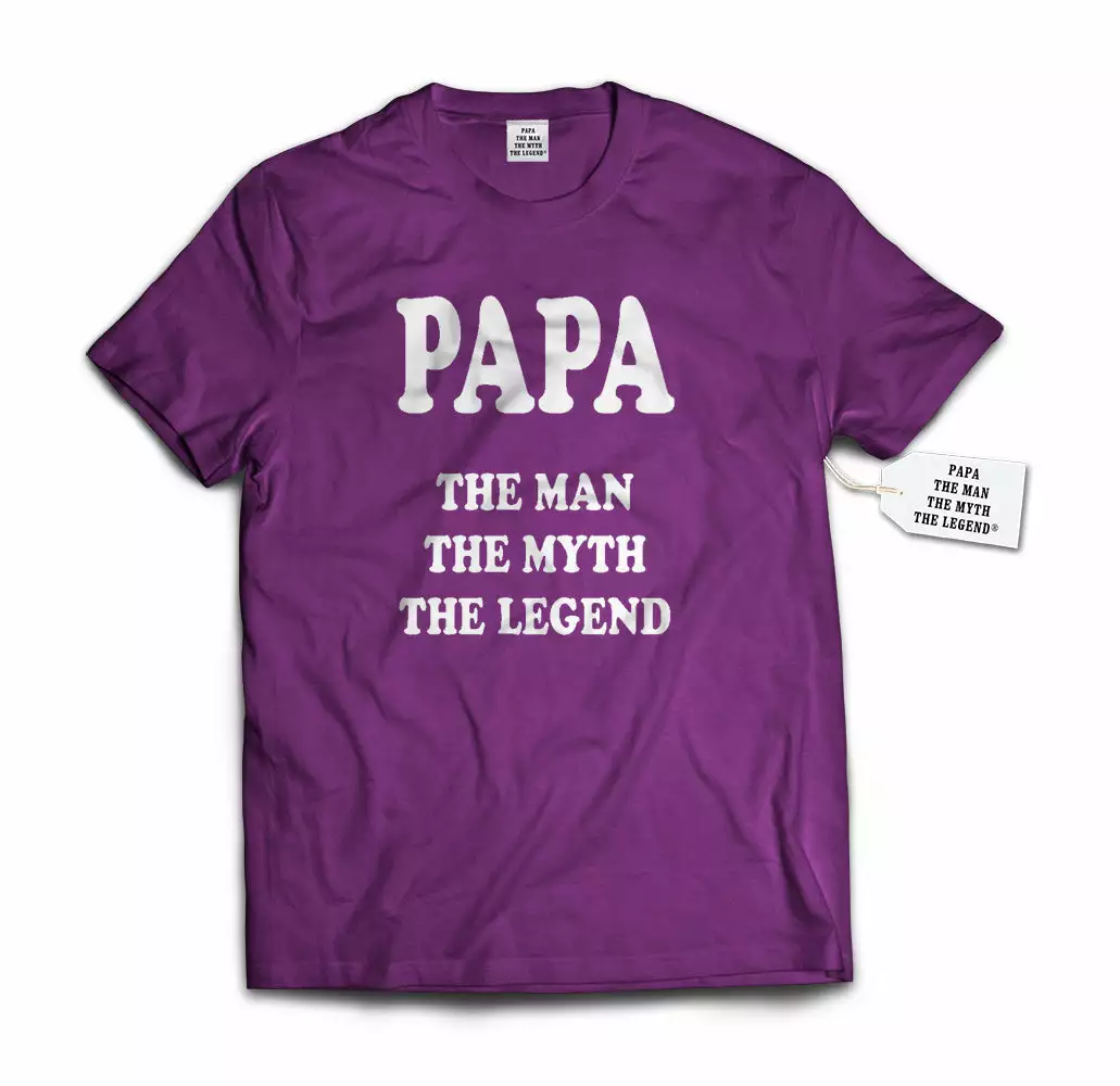 Bewild Papa - The Man, The Myth, The Legend® Fathers Day Mens T-shirt 11 Bewild Papa - The Man, The Myth, The Legend® Fathers Day Mens T-shirt