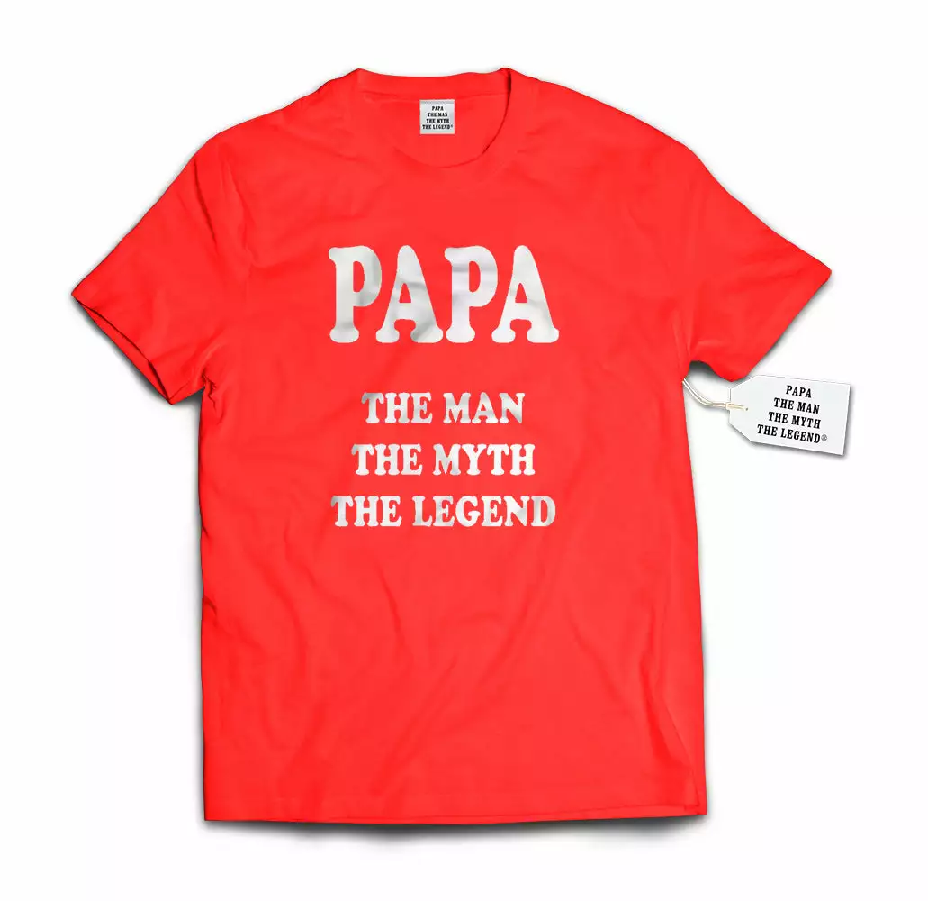 Bewild Papa - The Man, The Myth, The Legend® Fathers Day Mens T-shirt 12 Bewild Papa - The Man, The Myth, The Legend® Fathers Day Mens T-shirt