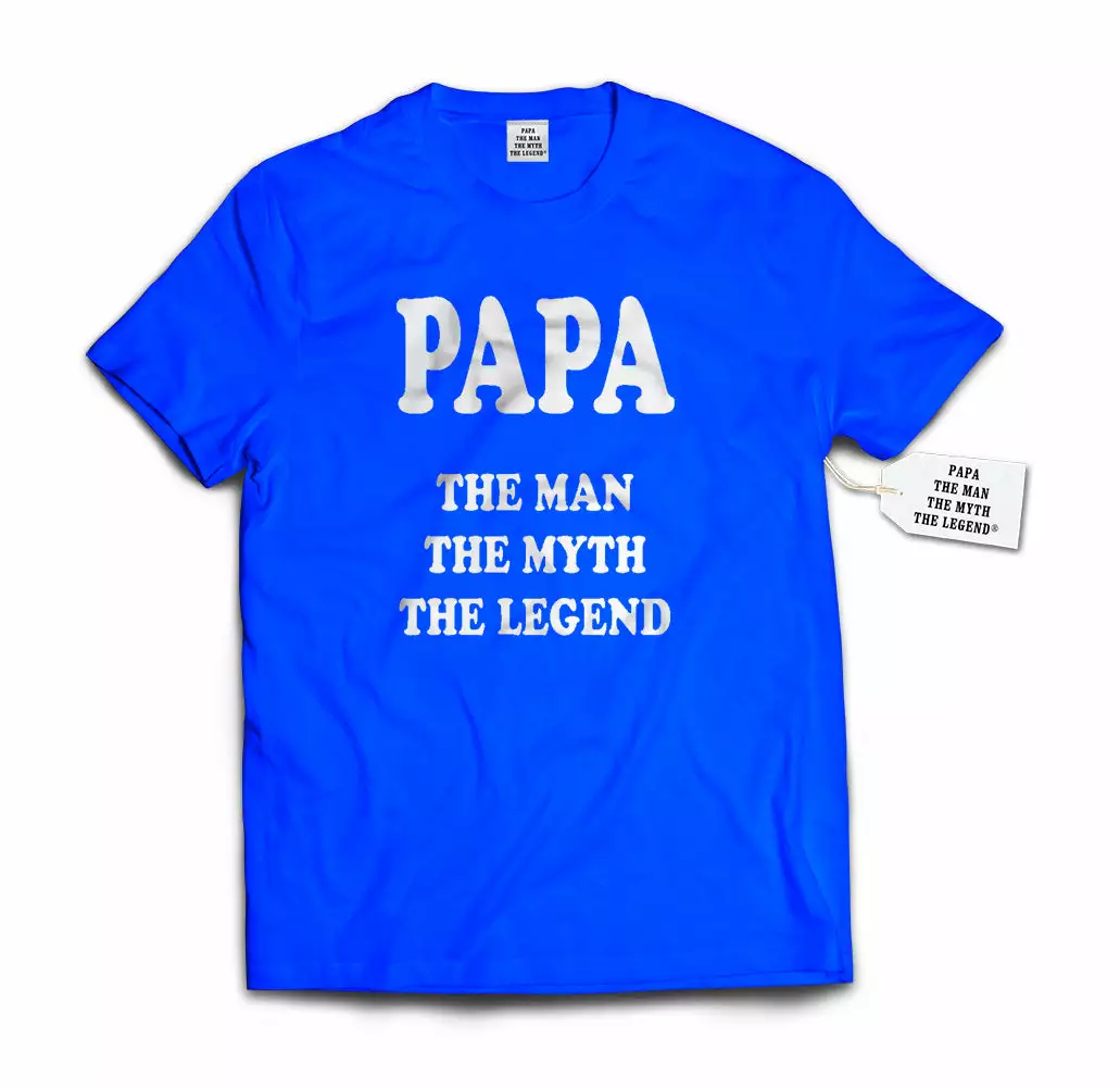 Bewild Papa - The Man, The Myth, The Legend® Fathers Day Mens T-shirt 13 Bewild Papa - The Man, The Myth, The Legend® Fathers Day Mens T-shirt