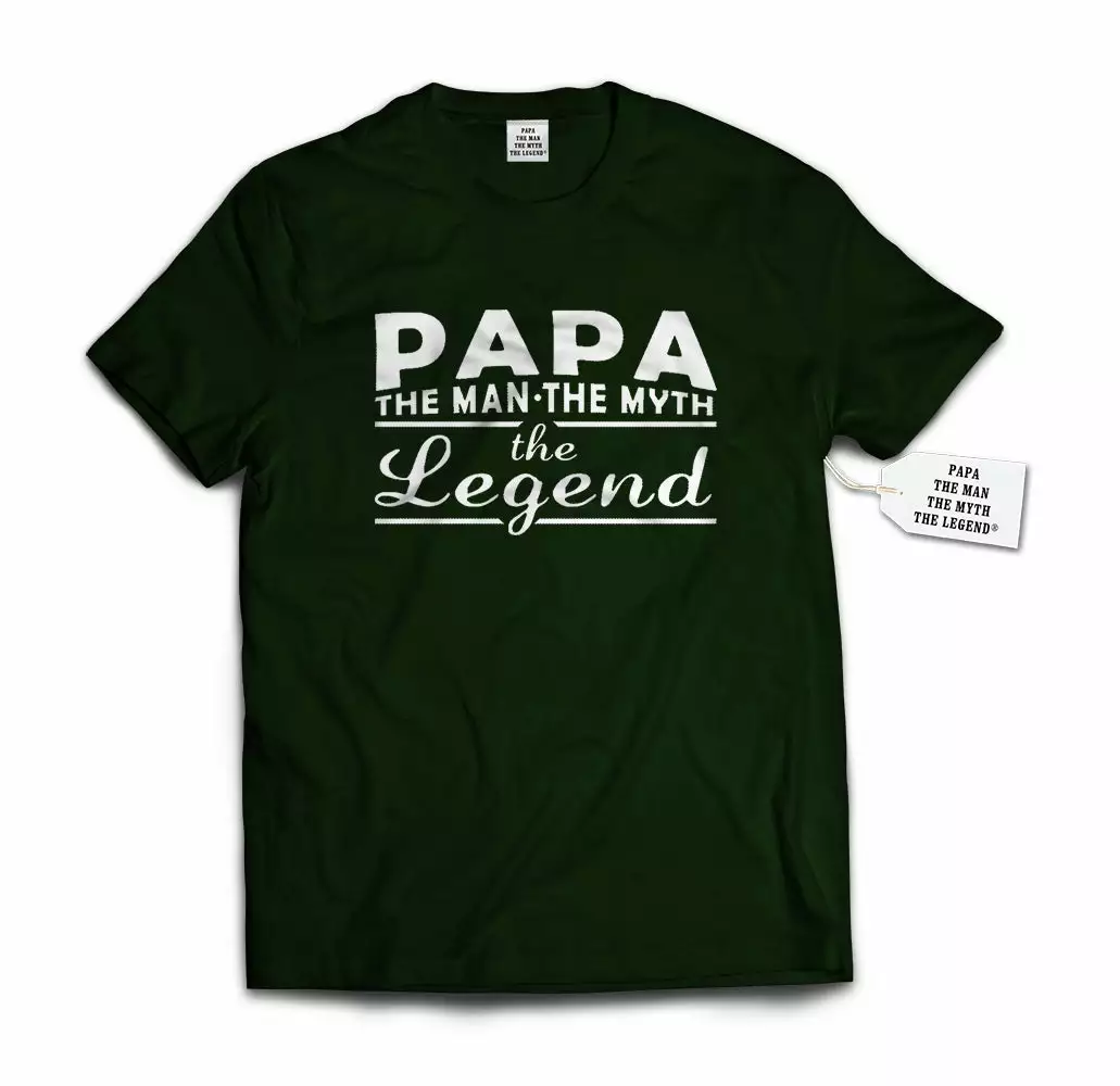 Bewild Papa - The Man, The Myth, The Legend® Fathers Day Mens T-shirt #1741 6 Bewild Papa - The Man, The Myth, The Legend® Fathers Day Mens T-shirt #1741