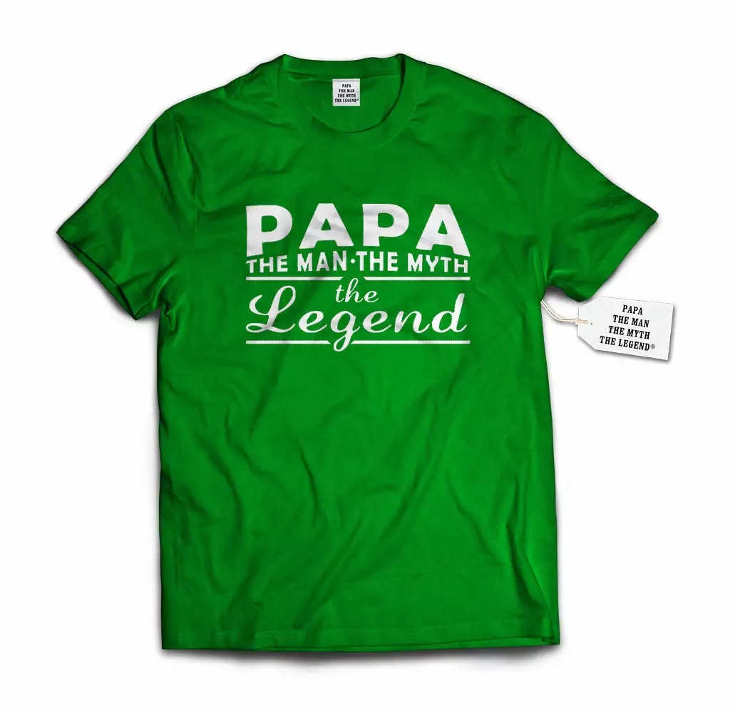 Bewild Papa - The Man, The Myth, The Legend® Fathers Day Mens T-shirt #1741 8 Bewild Papa - The Man, The Myth, The Legend® Fathers Day Mens T-shirt #1741