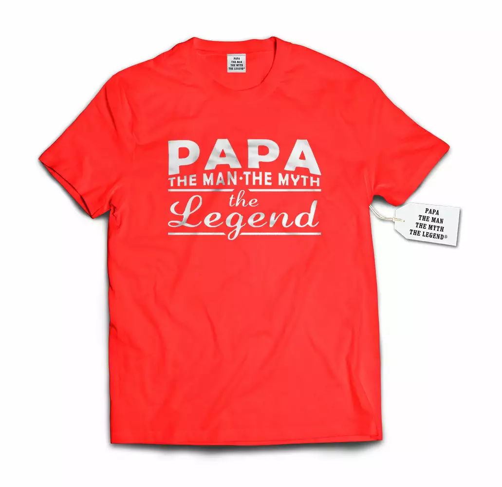 Bewild Papa - The Man, The Myth, The Legend® Fathers Day Mens T-shirt #1741 10 Bewild Papa - The Man, The Myth, The Legend® Fathers Day Mens T-shirt #1741