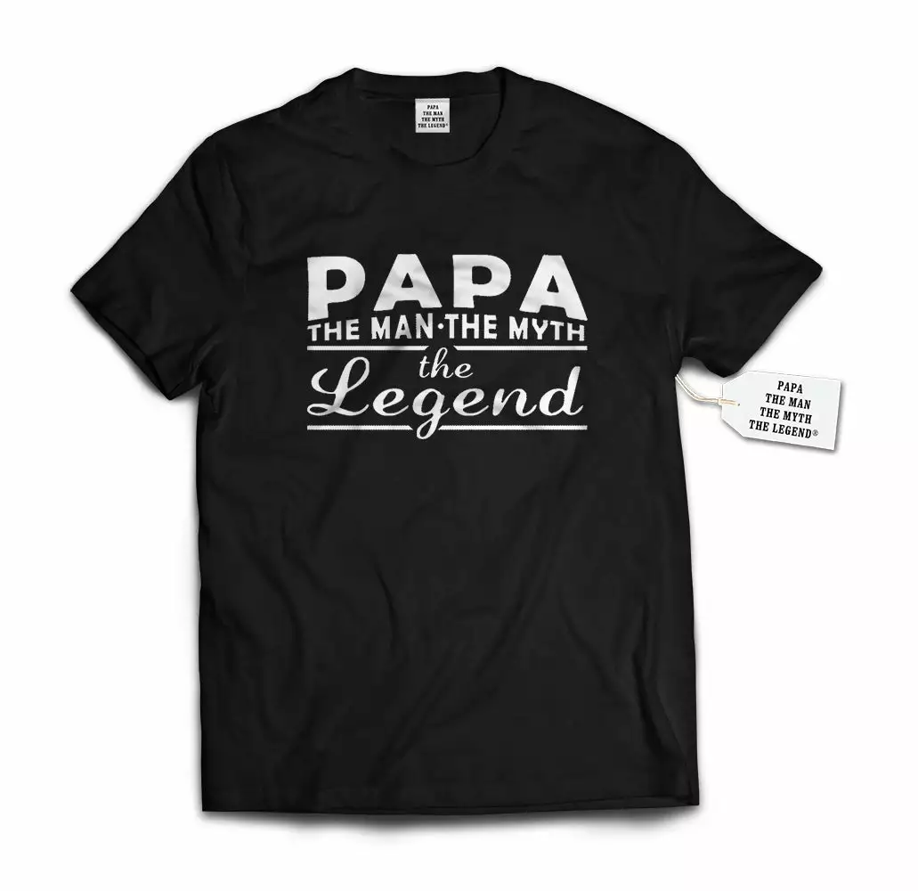 Bewild Papa - The Man, The Myth, The Legend® Fathers Day Mens T-shirt #1741 4 Bewild Papa - The Man, The Myth, The Legend® Fathers Day Mens T-shirt #1741