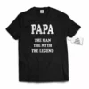 Bewild Papa - The Man, The Myth, The Legend® Fathers Day Mens T-shirt 2 Bewild Papa - The Man, The Myth, The Legend® Fathers Day Mens T-shirt