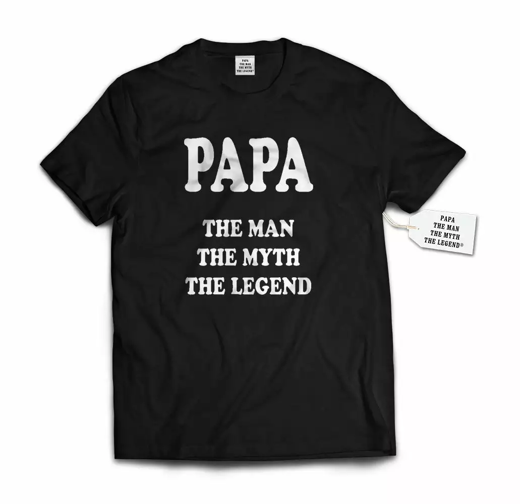 Bewild Papa - The Man, The Myth, The Legend® Fathers Day Mens T-shirt 3 Bewild Papa - The Man, The Myth, The Legend® Fathers Day Mens T-shirt