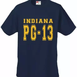 Bewild PG-13 George Indiana Men's T-Shirt (Navy Blue) Sport Inspiration