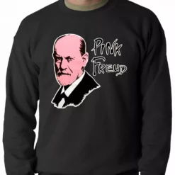 Bewild Cool Funny & Offensive Pink Freud T-Shirt :: Sigmund Freud Adult Crewneck
