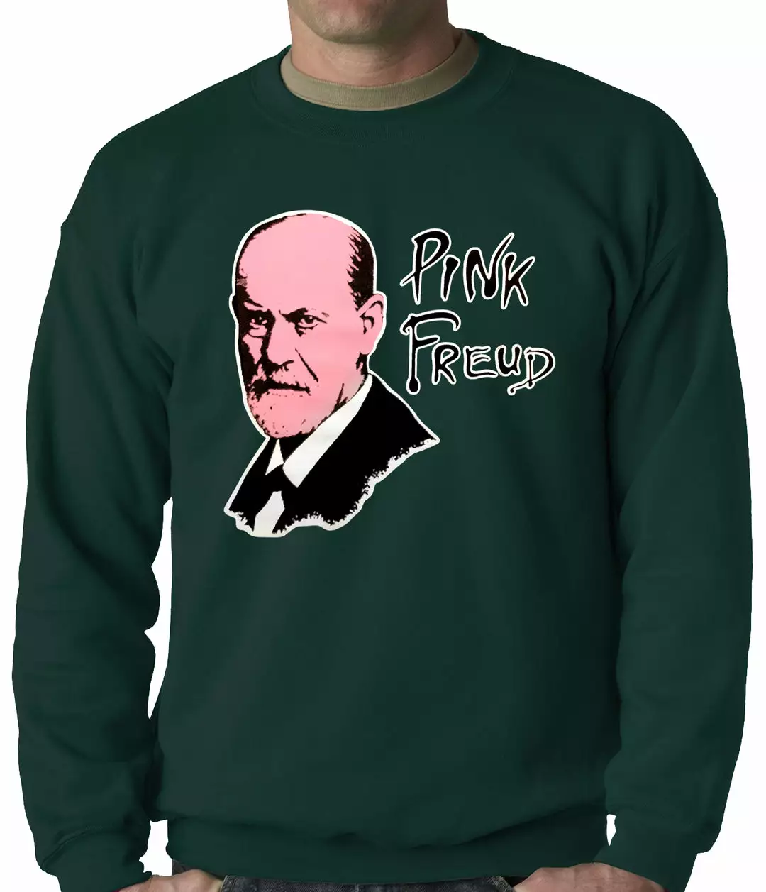 Bewild Cool Funny & Offensive Pink Freud T-Shirt :: Sigmund Freud Adult Crewneck 4 Bewild Cool Funny & Offensive Pink Freud T-Shirt :: Sigmund Freud Adult Crewneck