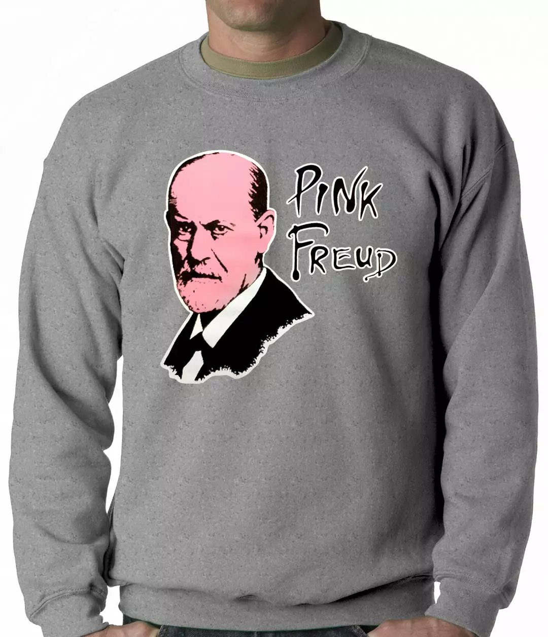 Bewild Cool Funny & Offensive Pink Freud T-Shirt :: Sigmund Freud Adult Crewneck 5 Bewild Cool Funny & Offensive Pink Freud T-Shirt :: Sigmund Freud Adult Crewneck