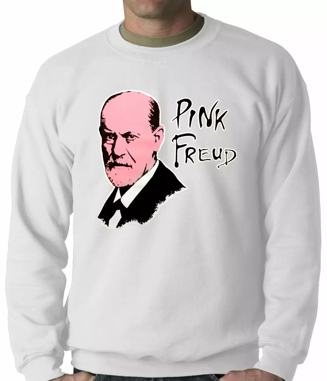 Bewild Cool Funny & Offensive Pink Freud T-Shirt :: Sigmund Freud Adult Crewneck 10 Bewild Cool Funny & Offensive Pink Freud T-Shirt :: Sigmund Freud Adult Crewneck